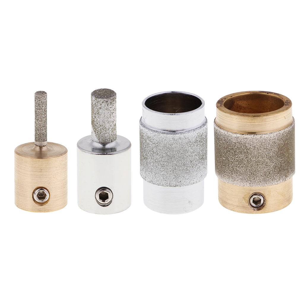 Stained Glass Grinder Head Bits Glass Grinding 1.8x0.8x3cm for Glass Grinder 