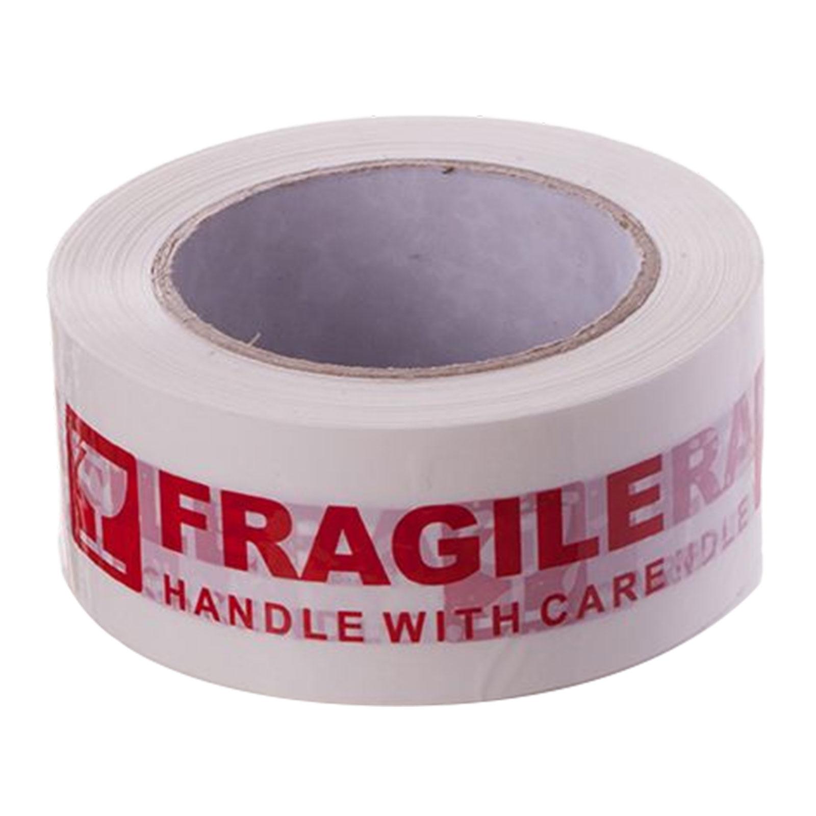50mm x 100M Fragile Handle with Care Packing Tape Warning Shipping Box