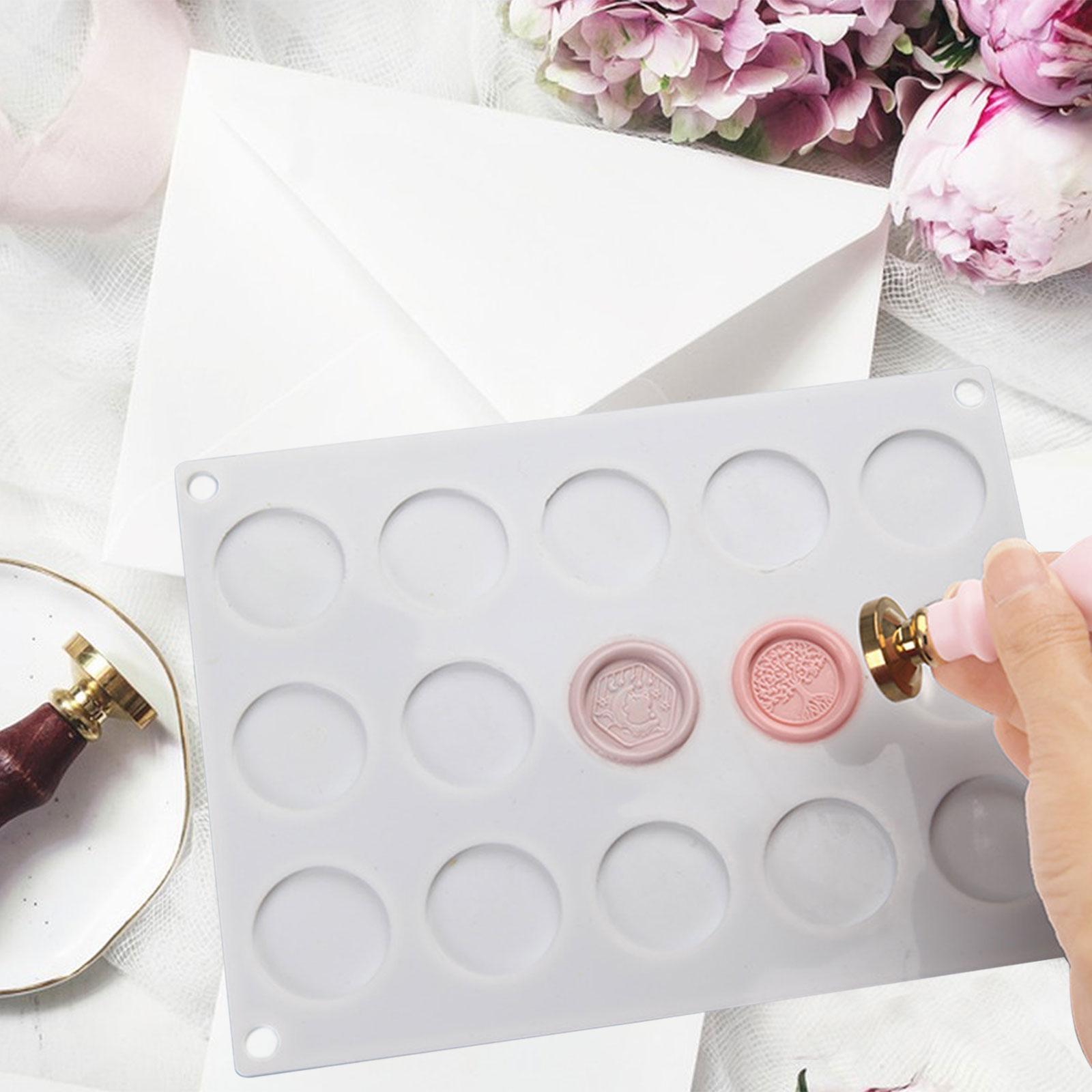 Silicone Wax Seal Mat Resin Casting Handmade Invitation Card Wax Sealing Mat