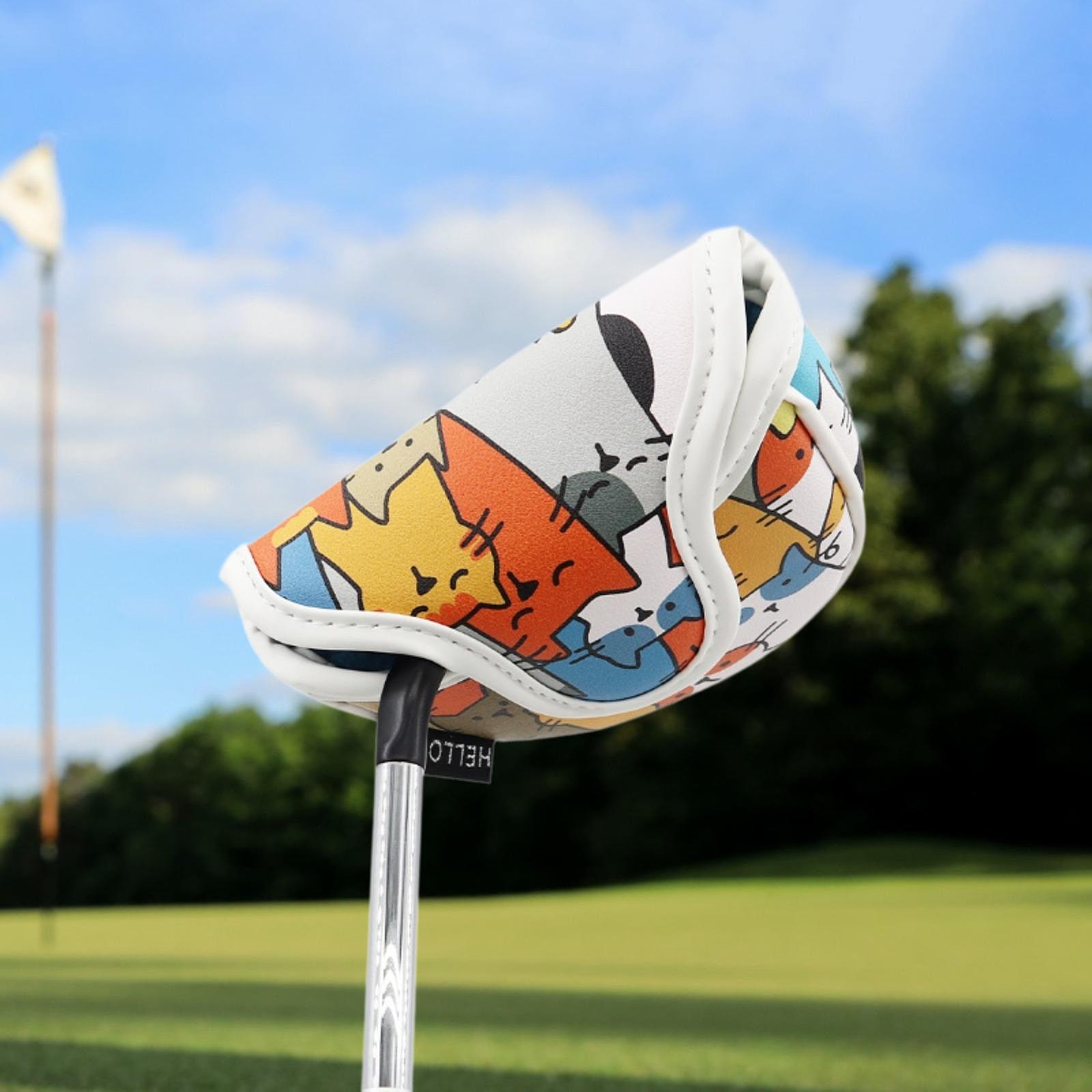 Golf Putter Cover Cartoon Anti Scratch Golfer Headcover Protector M