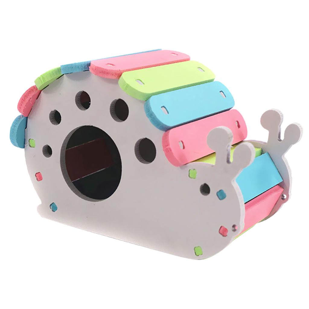 Pet Hamster Snail House Squirrel Guinea Pig Bed Small Animals Habitat Toy 
