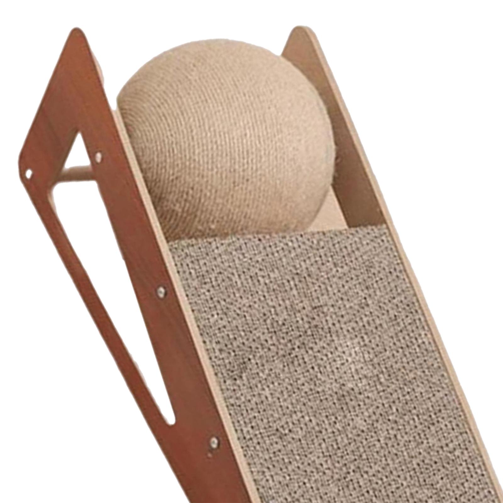 Vertical Cat Scratcher Grind Claws Natural Sisal Cat Scratching Ball Durable M