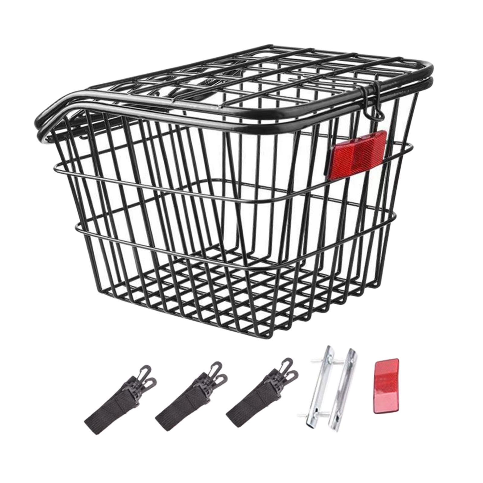 Bike Rear Basket With Lid