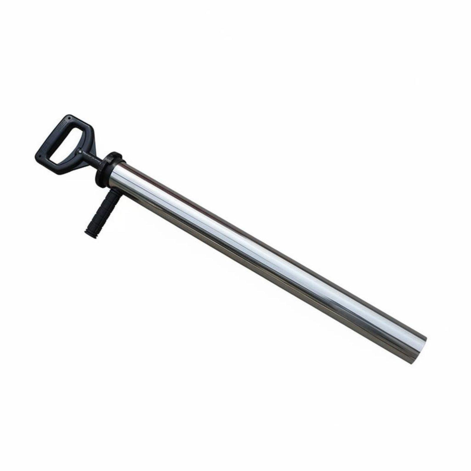 Prawn Suction Tube Stainless Steel Clam Suction Pump Easy to Use Extractor for Saltwater Shore, Beach, Seashore L