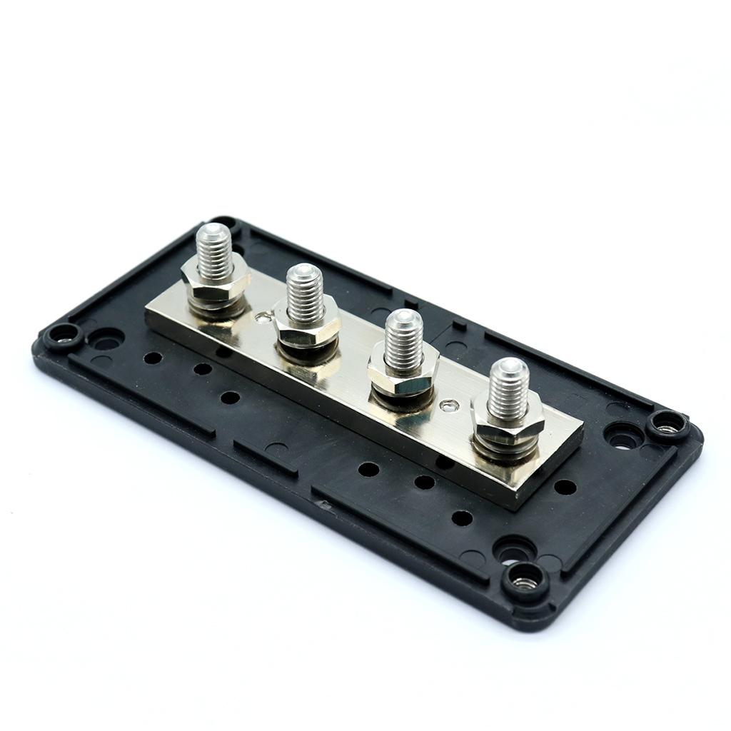 Heavy Duty Bus-Bar Terminal Board 100A With 12x4mm Shunt Terminals