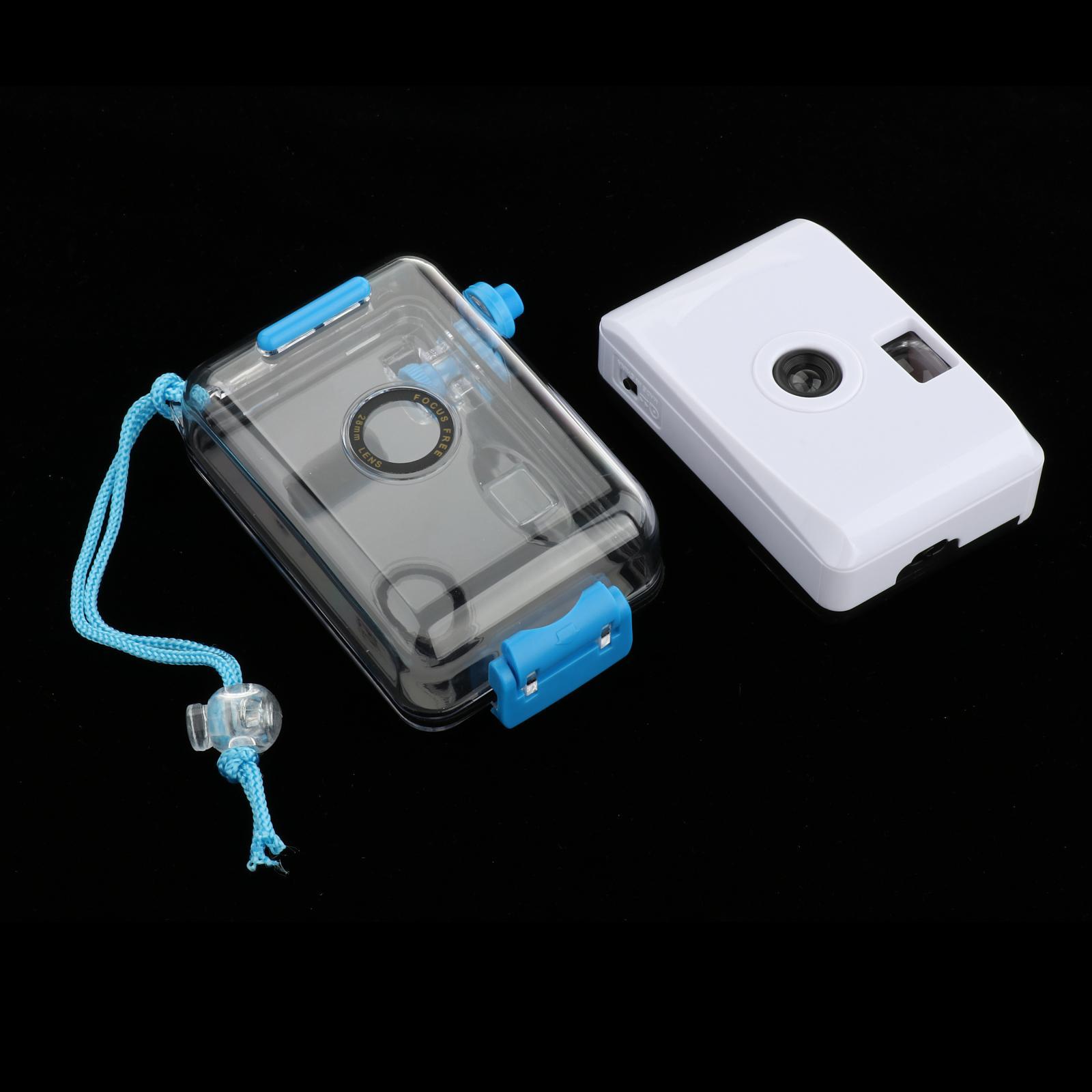 Underwater Mini Camera 35mm Film Camera for Photography Upgraded Blue Case