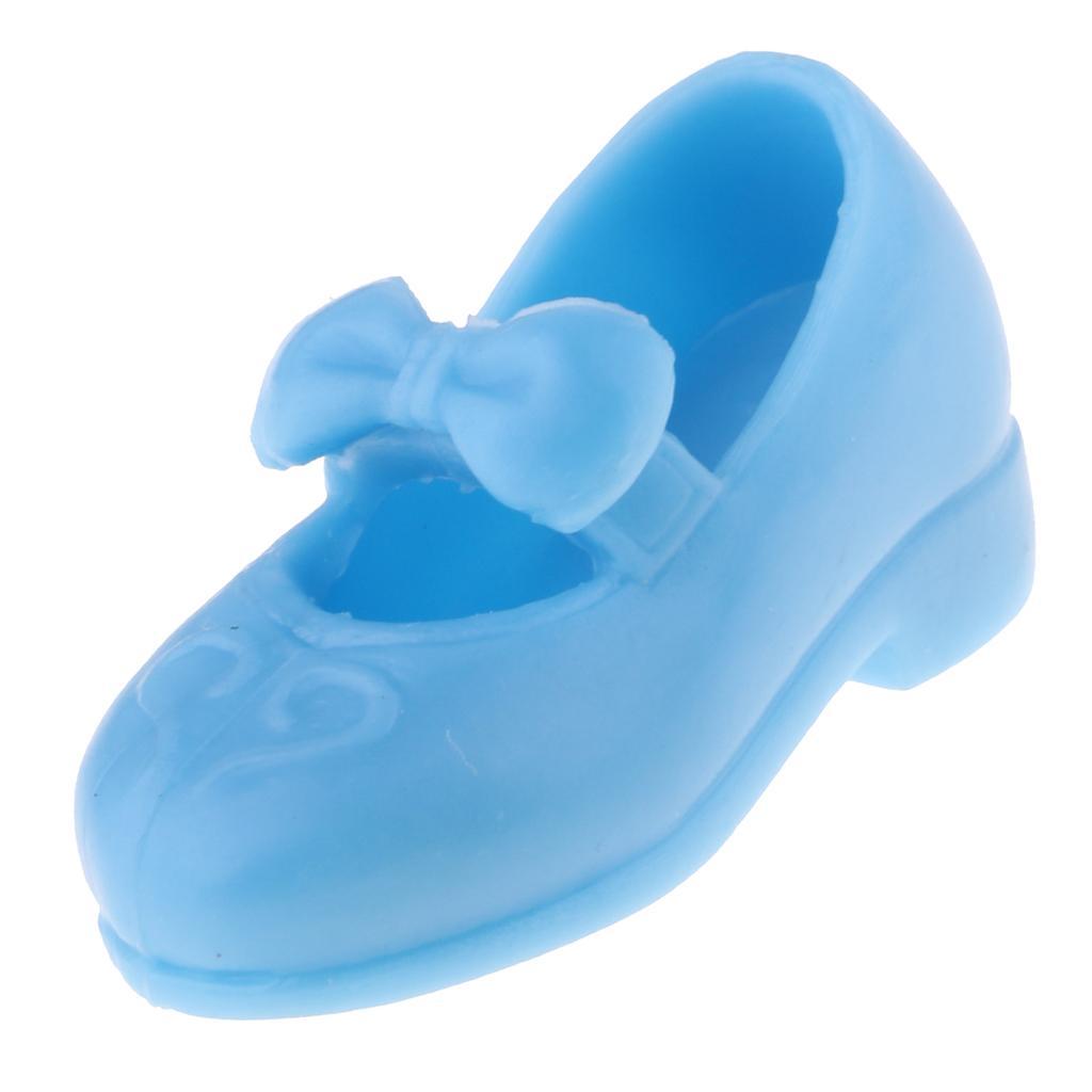 MagiDeal 1/6 Doll Princess Shoes Plastic High Heels for Blythe Licca ...