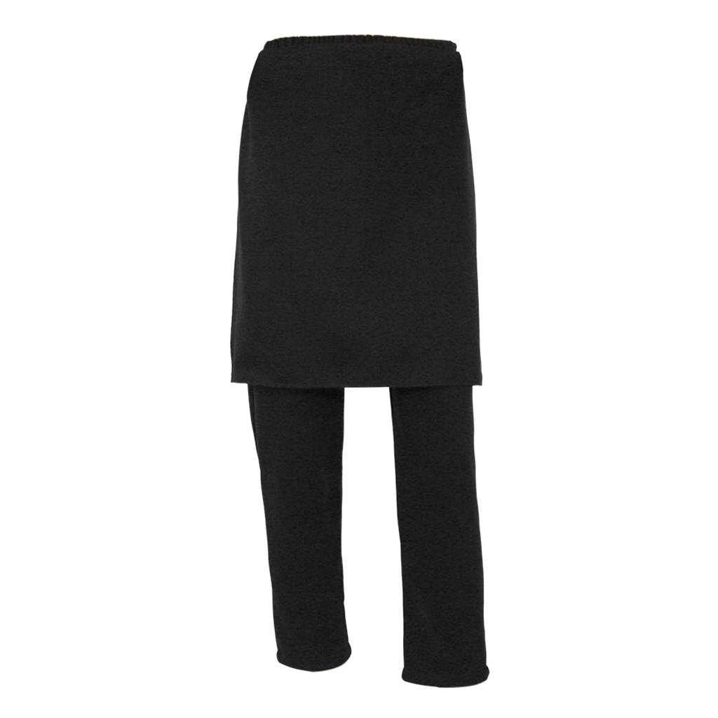 Incontinence Bedridden Patient Cloth Open Crotch Trouser Pants Black M