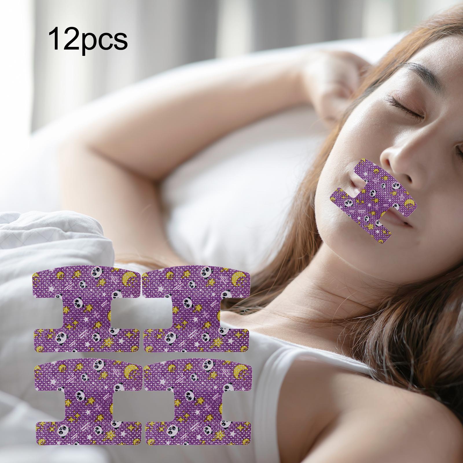 12Pcs Mouth Tape Small for Improved Nighttime Sleeping Better Nose Breathing