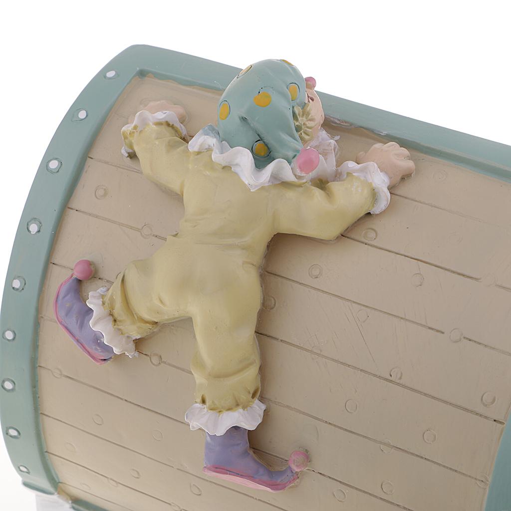 Wooden Carousel Music Box Retro Circus Musical Boxes Girls Gift