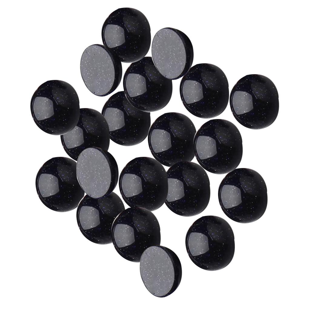 20 Half Round Cabochons Gemstone Flatback Cabochon Charms Jewelry