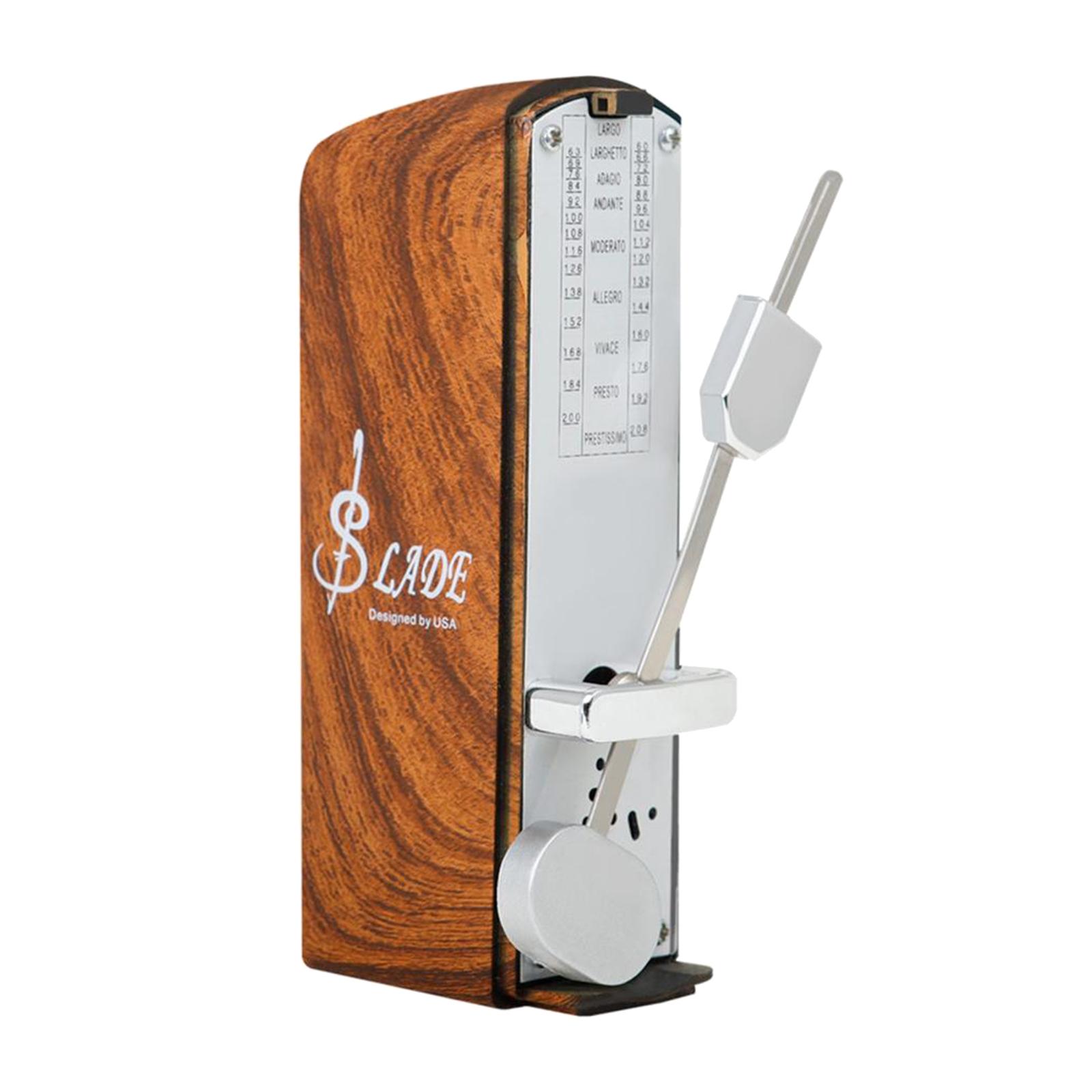 Mini Metronome Professional Metronome for Violin Ukulele Beginners Brown