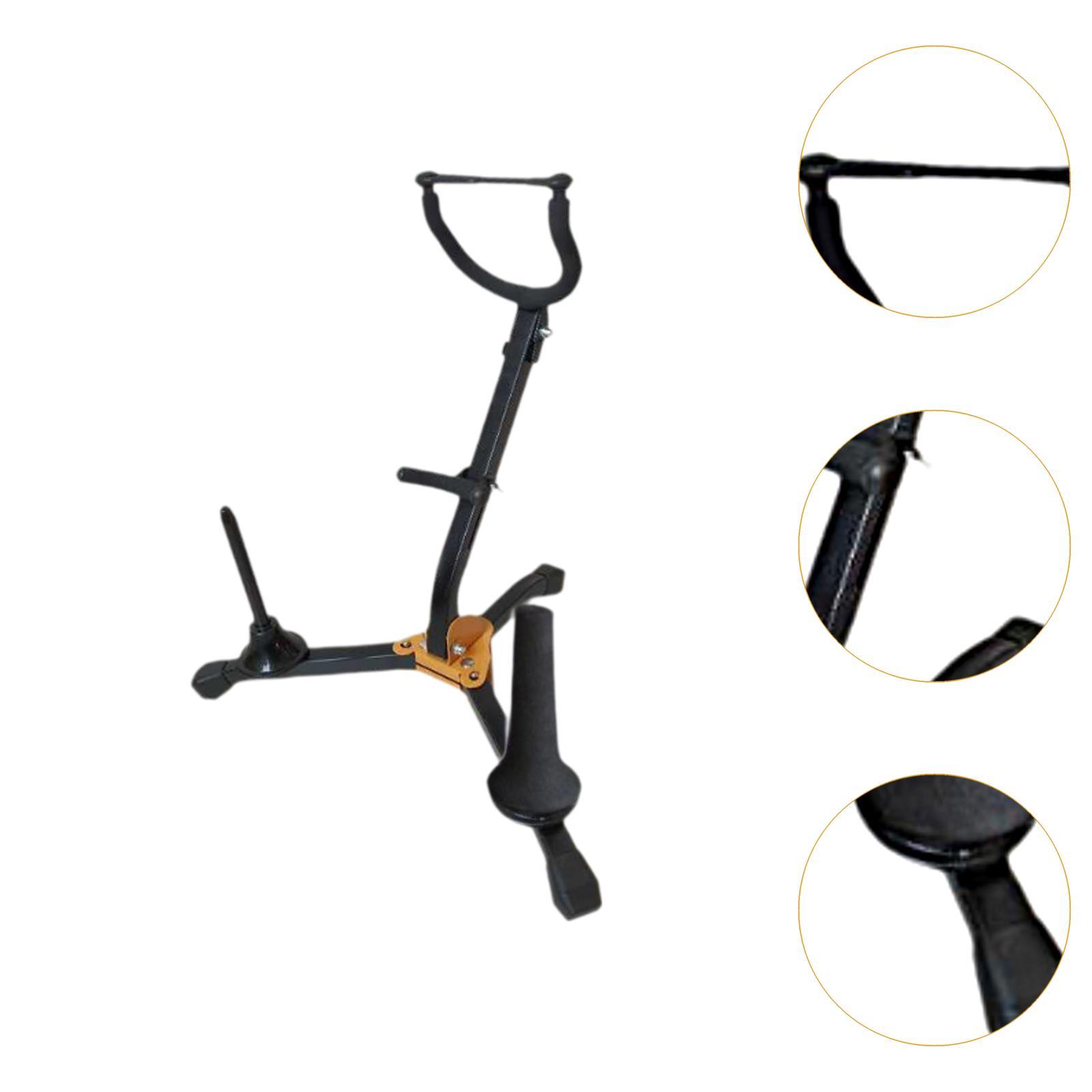 Foldable Saxophone Stand Easily to Carry Professional Folding Saxophone Holder