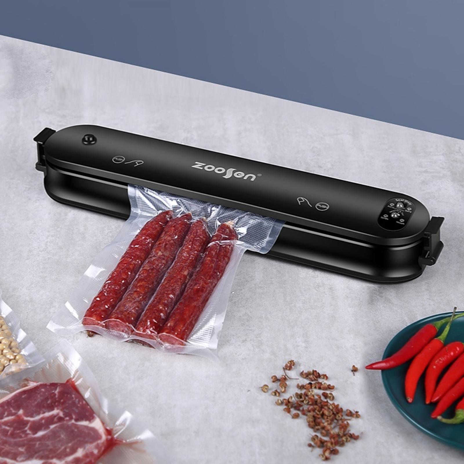 Food Vacuum Air Sealer Machine Kitchen Tools Portable Plug-AU White