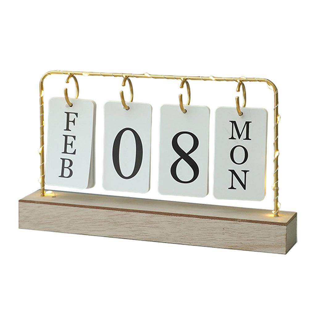 Flip Calendar Metal Frame