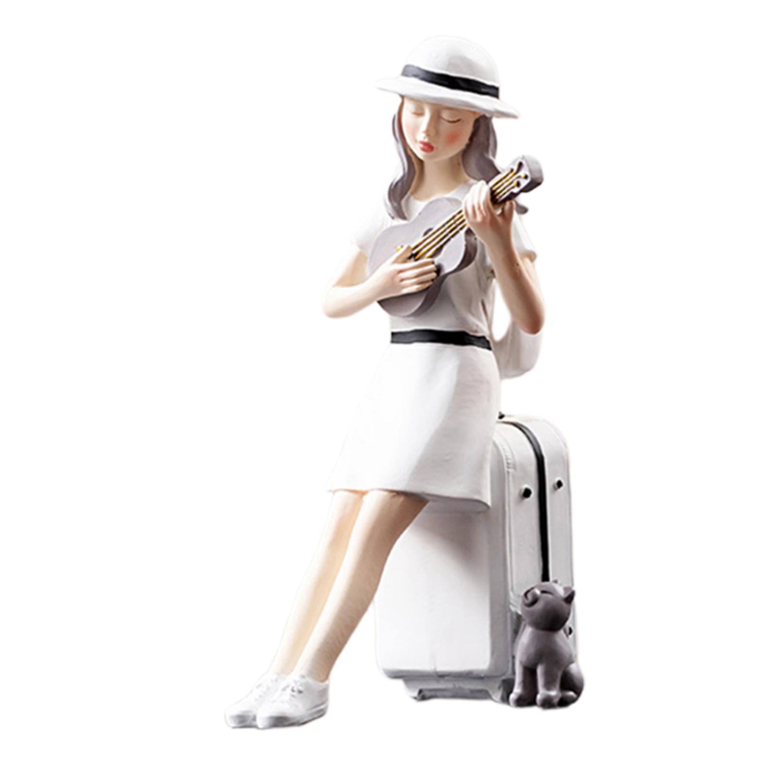 Girl Figurine Ukulele