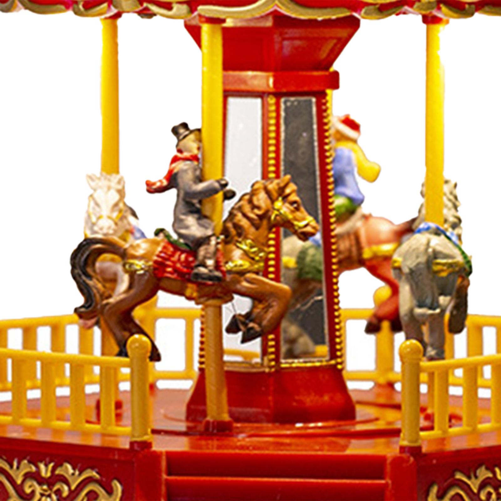 Merry Go Round Carousel Decorative Music Box for Dining Room Party Gift