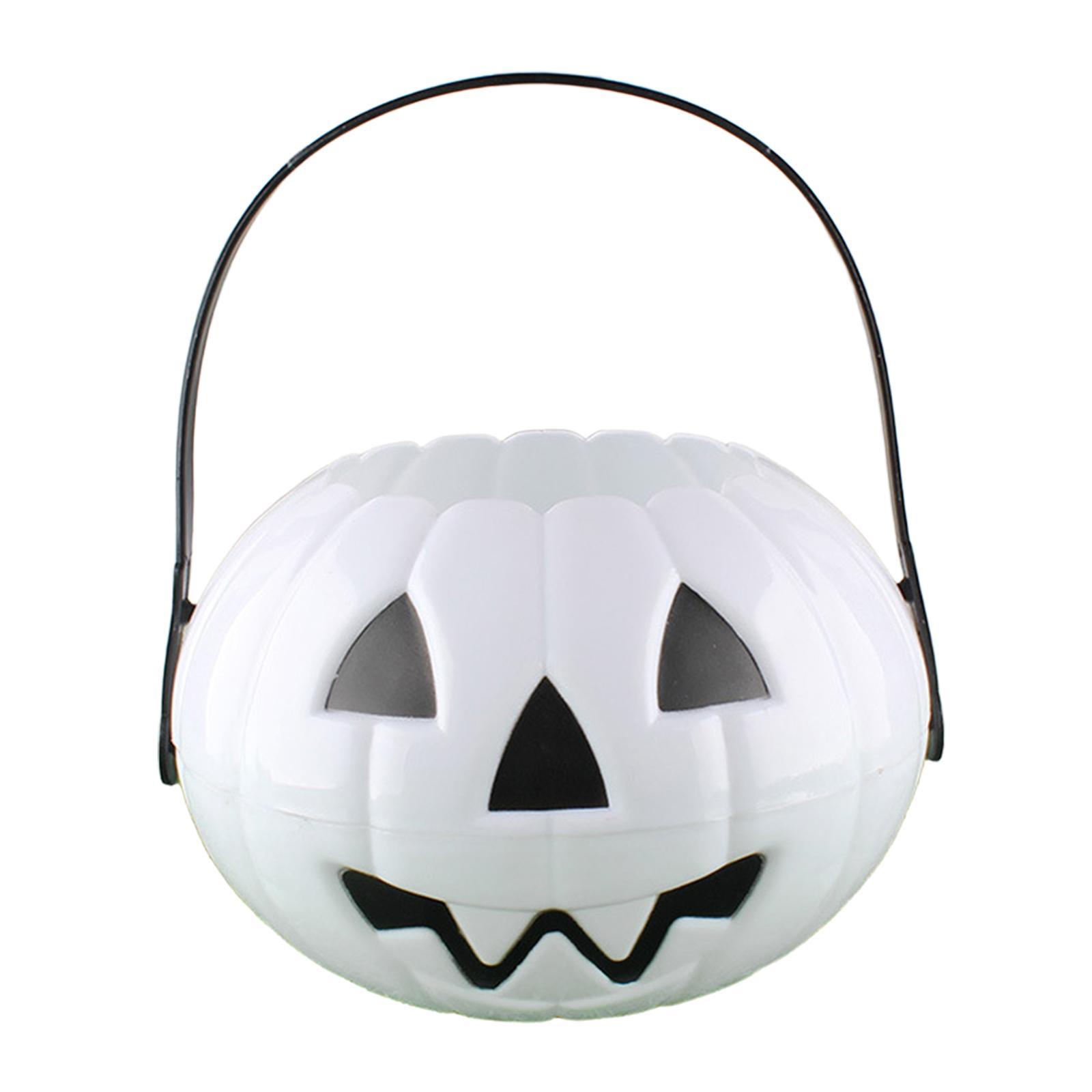 Trick Or Treat Bucket White