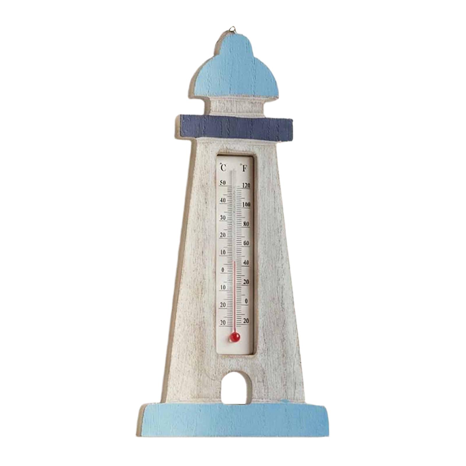 Wooden Wall Temperature Gauge