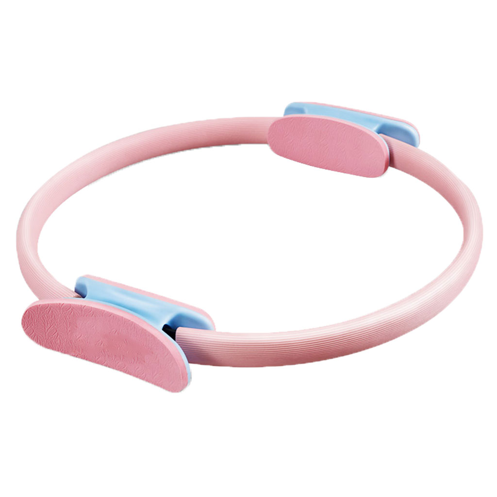 Yoga Pilates Ring Fitness Circle Lge Body Training Exercise Tools Pink