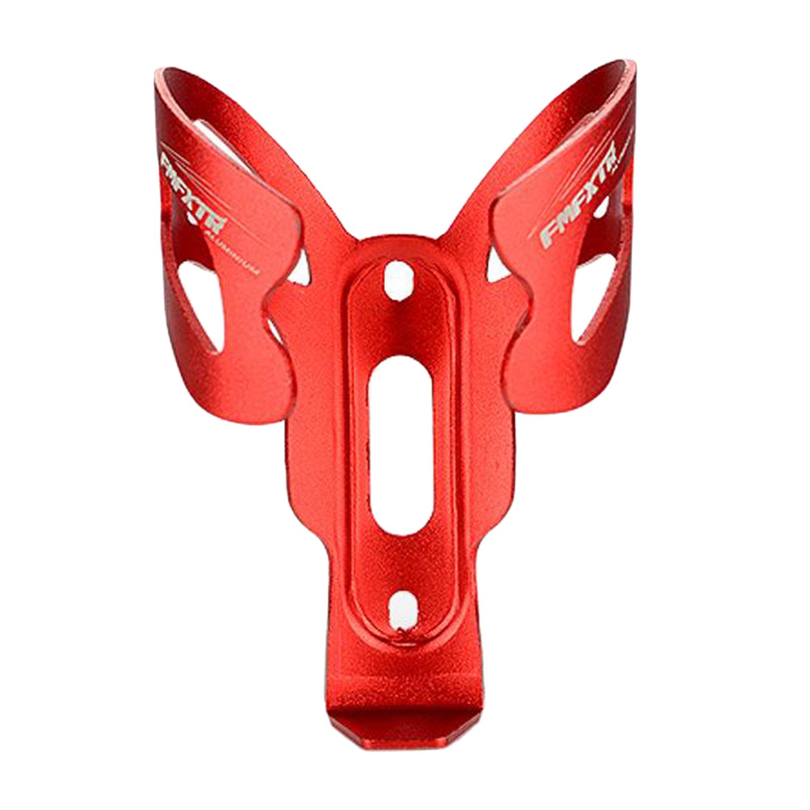 Flexible Bike Bottle Cage Water Bottle Holder Bracket Mount Bracket Red