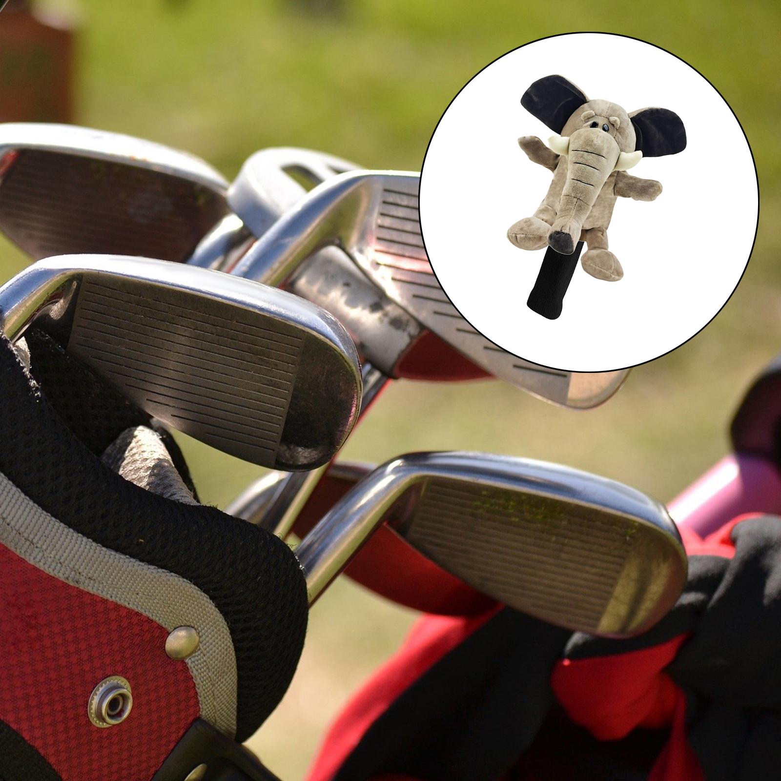 2 Pcs Golf Club Headcover Driver Head Cover Protector Sleeve Cover