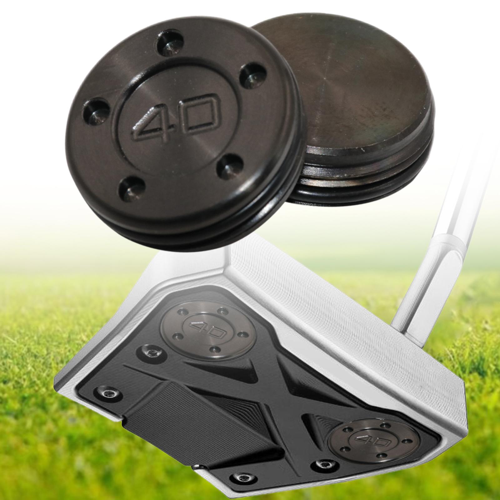 2Pcs Golf Custom Putter Weights Sturdy Accessories Black 40g 