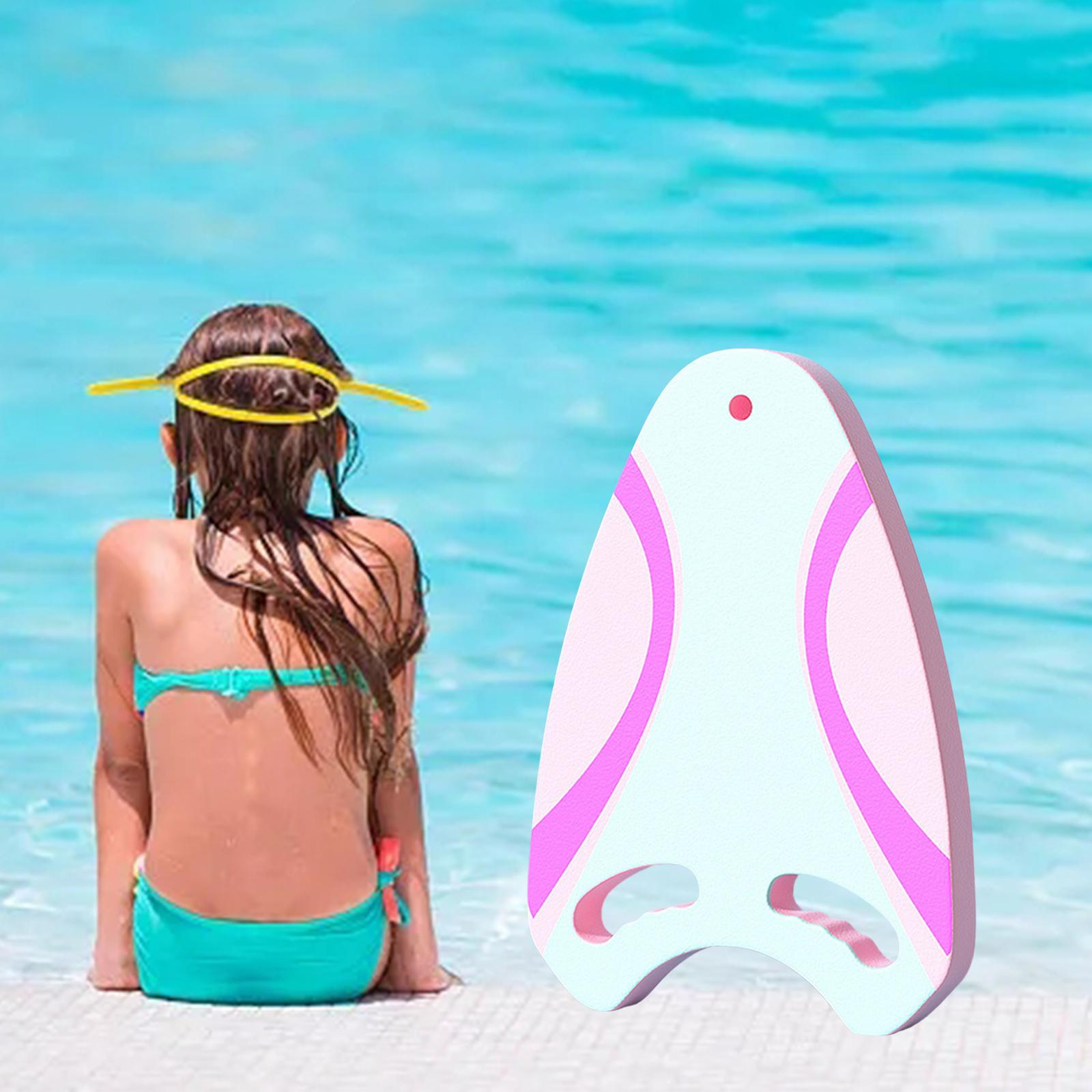 Swimming Kickboard Training Aid Surfing Pool Floats Youth Outdoor Swim Board Pink and Light Blue