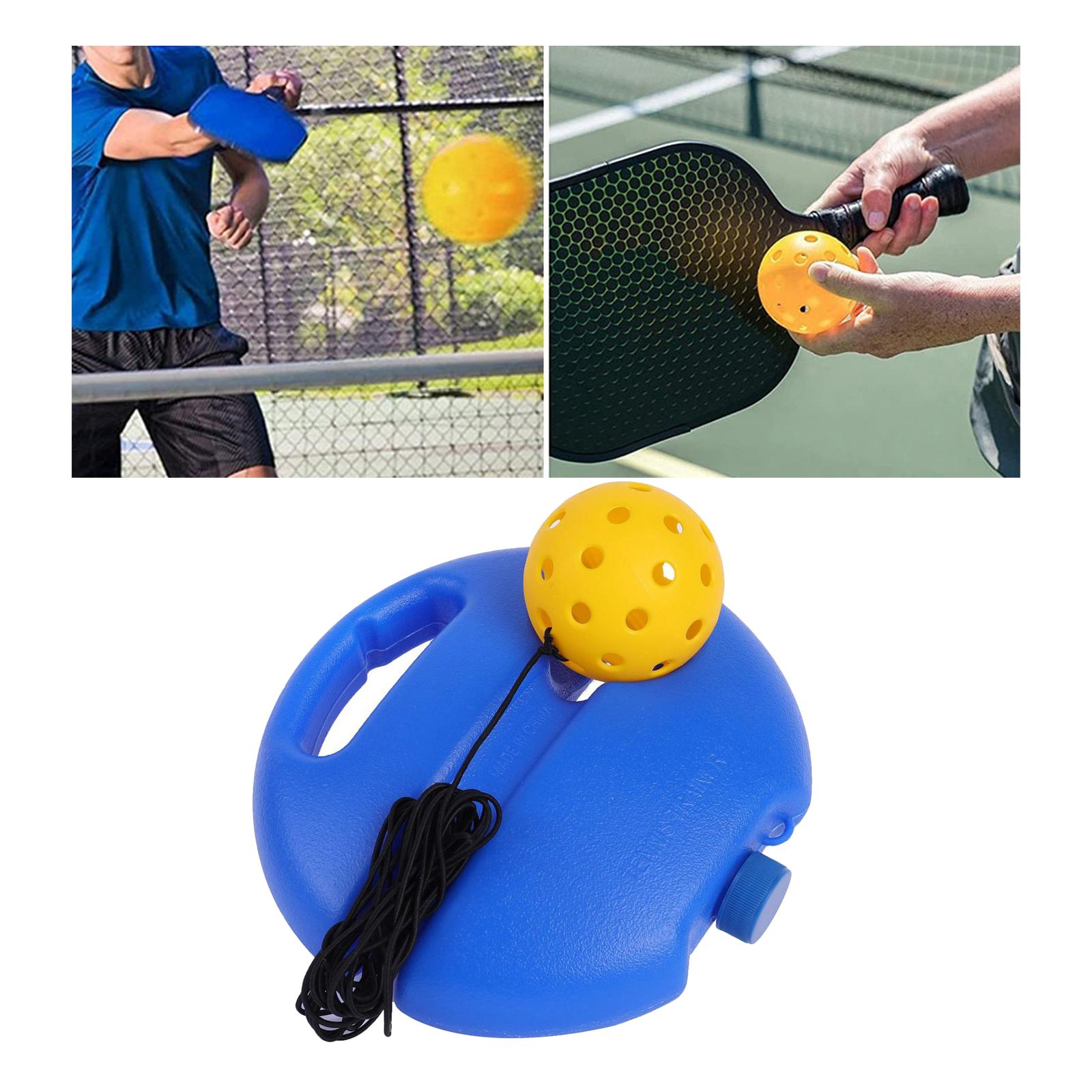 Pickleball Trainer Self Study Enhances Skills Exerciser with Pickleball Ball