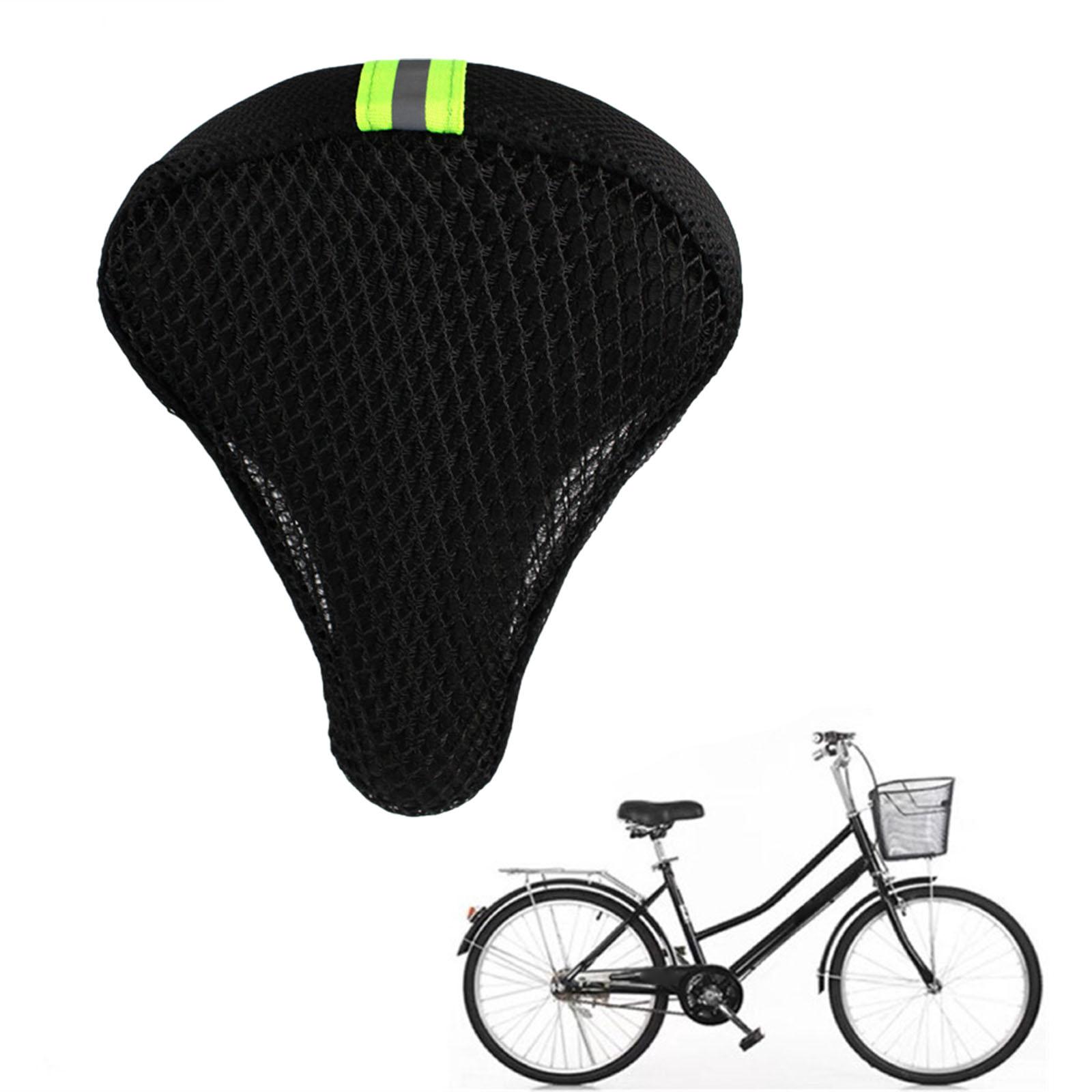 Bicycle Seat Cushion Cover Cycling Components Mesh Mountain Bikes Seat Cover Black