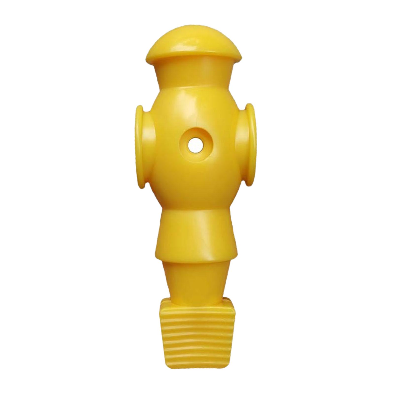 Football Machine Men Figurine Replacement Part Tabletop Statue Foosball Guys light yellow