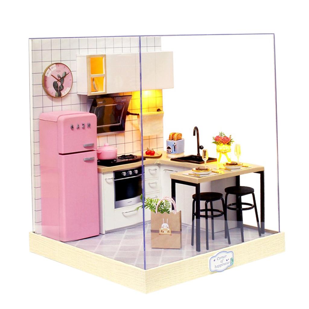 DIY Cabin Dollhouse Kitchen Kit