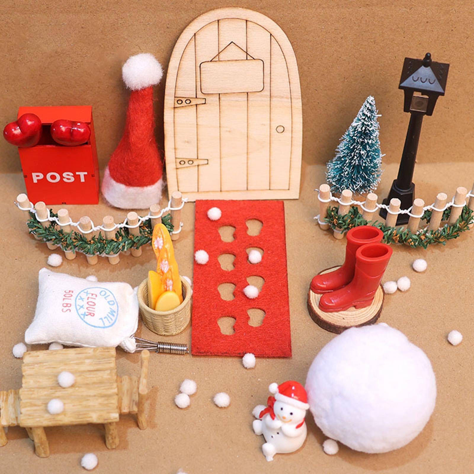 1:12 Scale Dollhouse Christmas Kits for Photography Props Festival Dollhouse