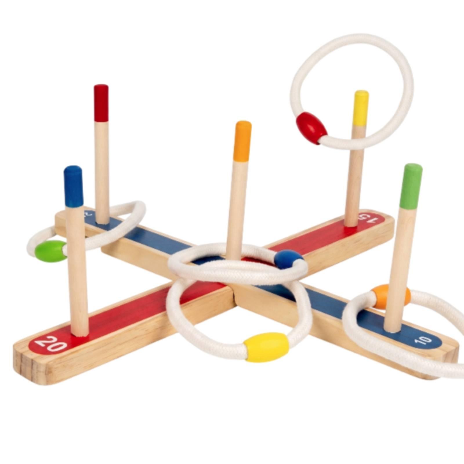 Wooden Peg Toss Game