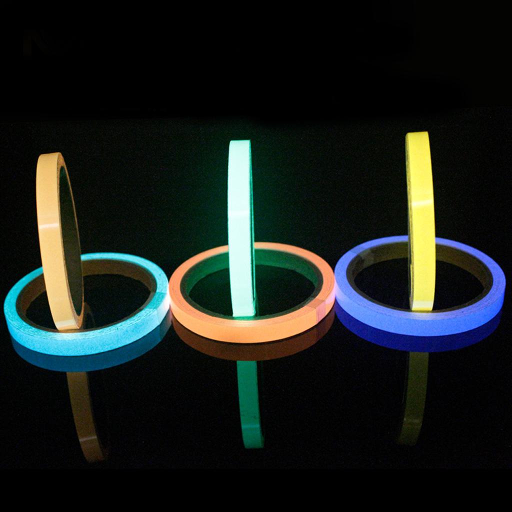 Fluorescent Glow UV Blacklight Reactive Tape Sticker Rolls Yellow