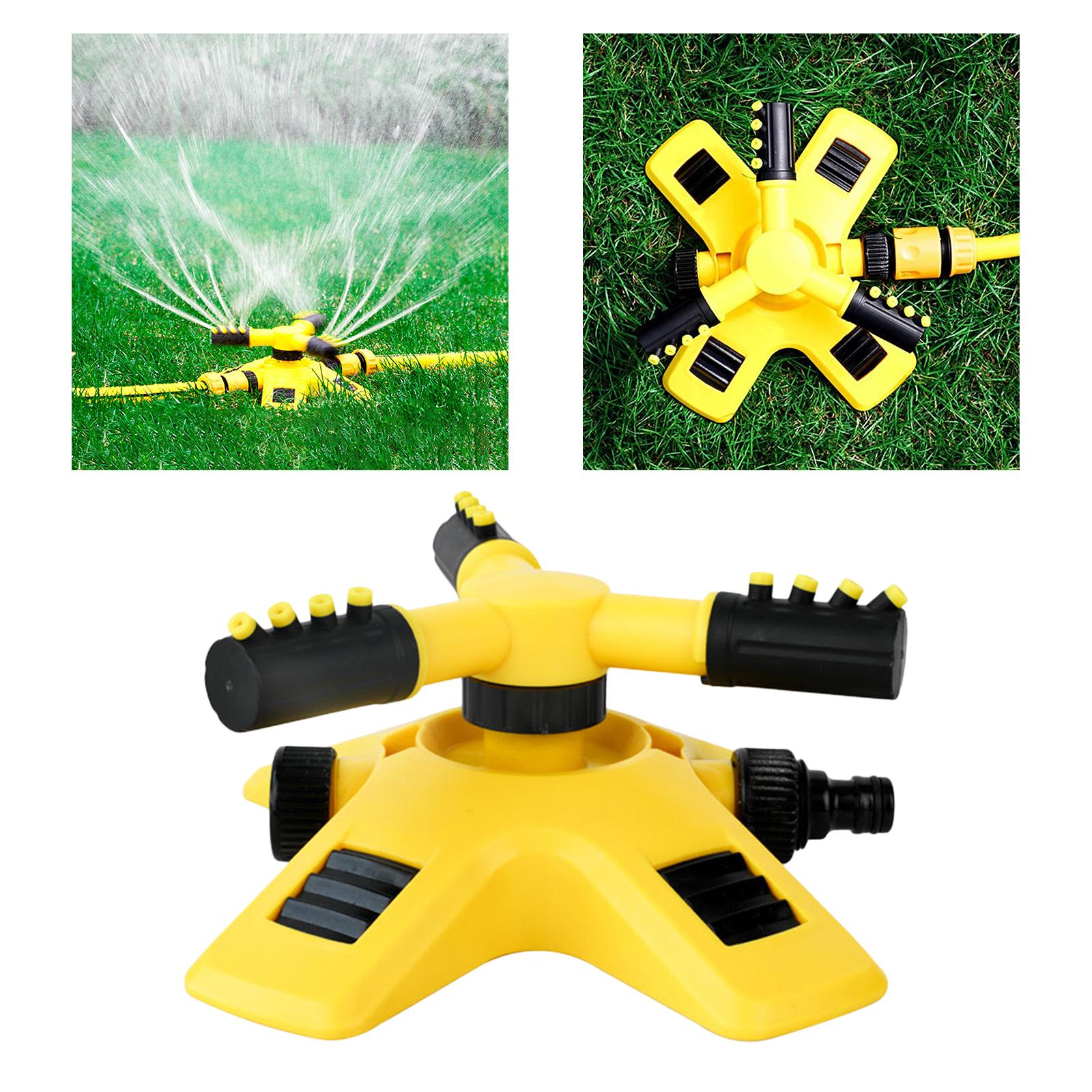 360 Rotating Lawn Sprinkler Auto Garden Water Sprinklers Irrigation System