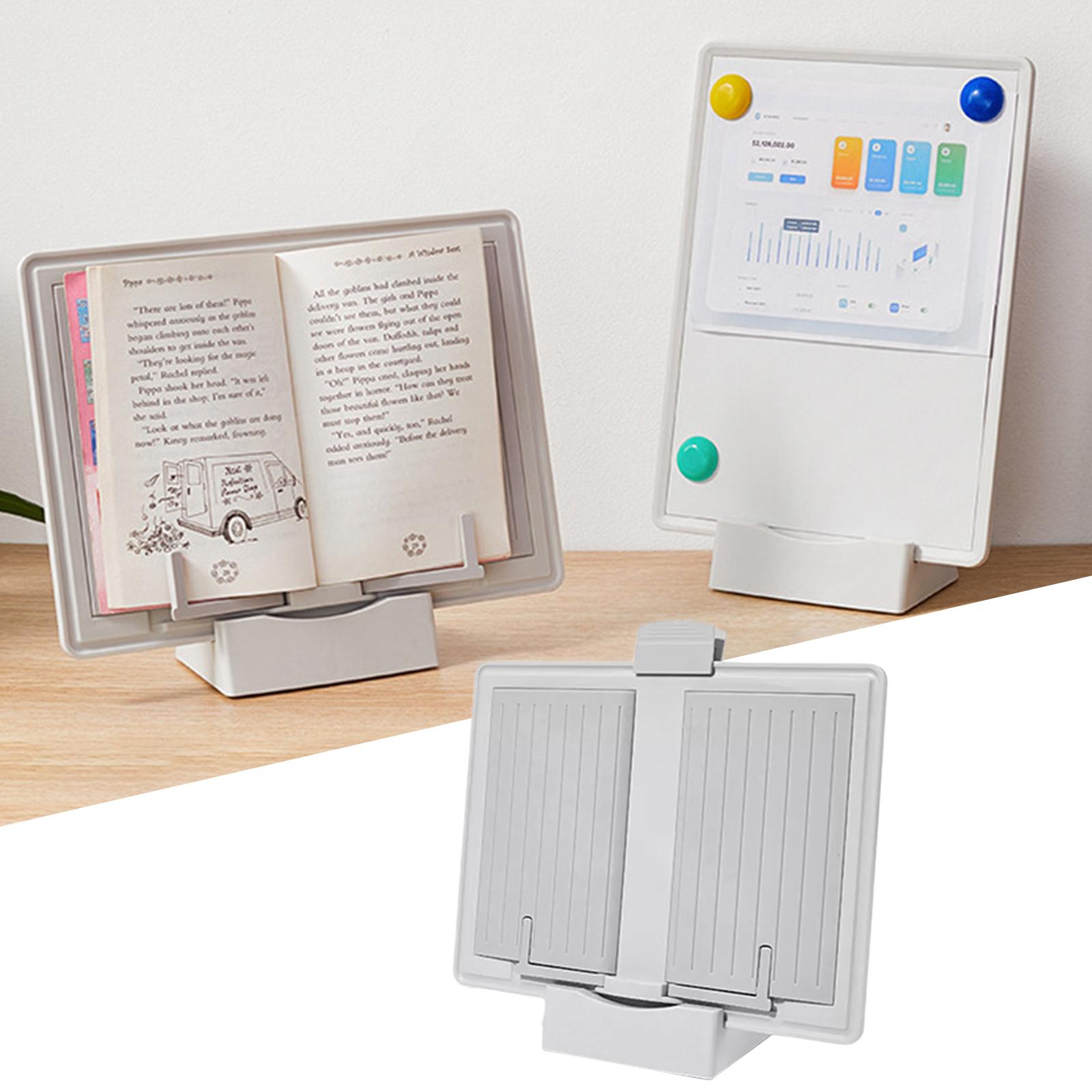 Reading Book Holder Multifunctional Desk Organizer Adjustable Bookstand