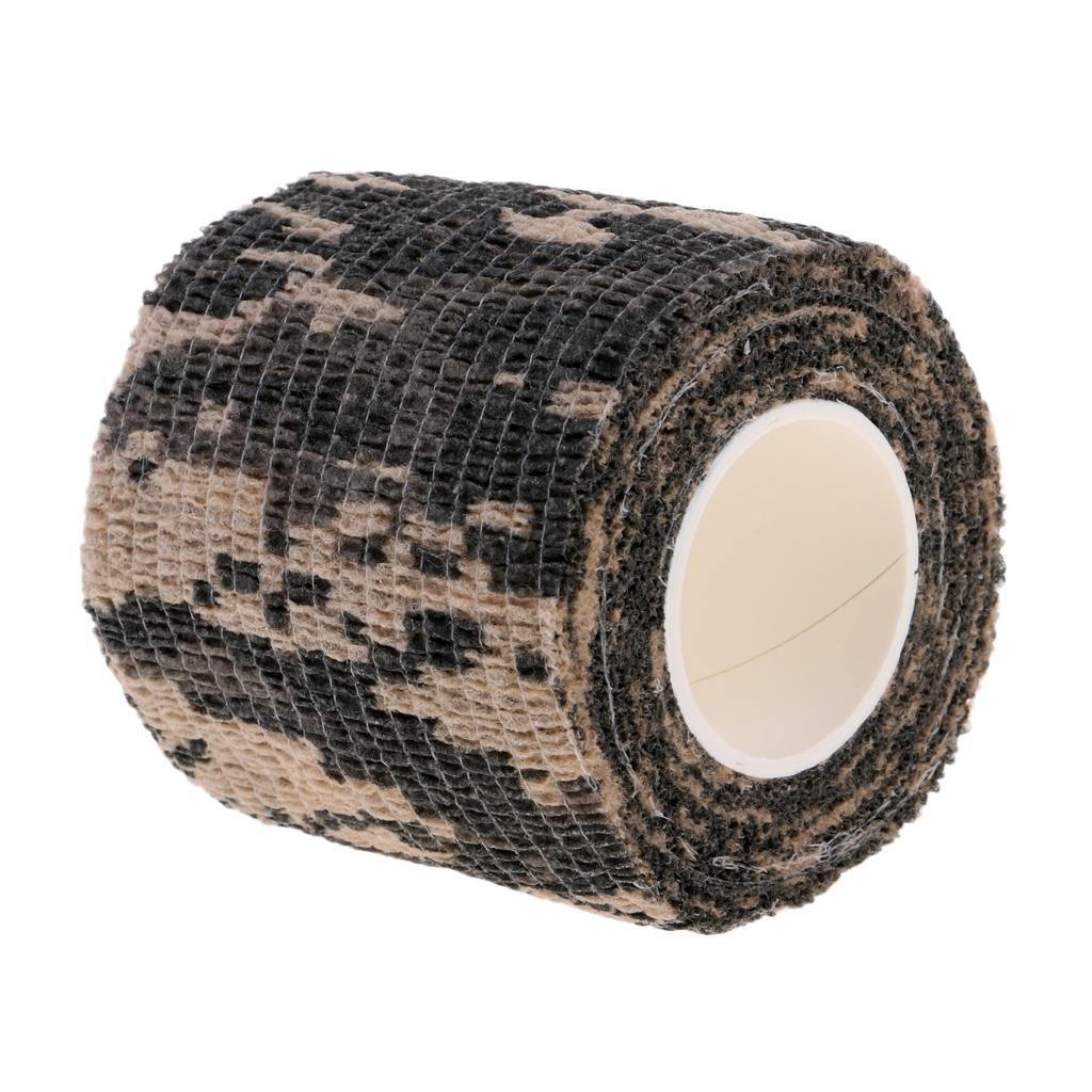 5cmx4.5m Bionic Camo Gear Wrap Hunting Camping Stealth Tape ACU Camo