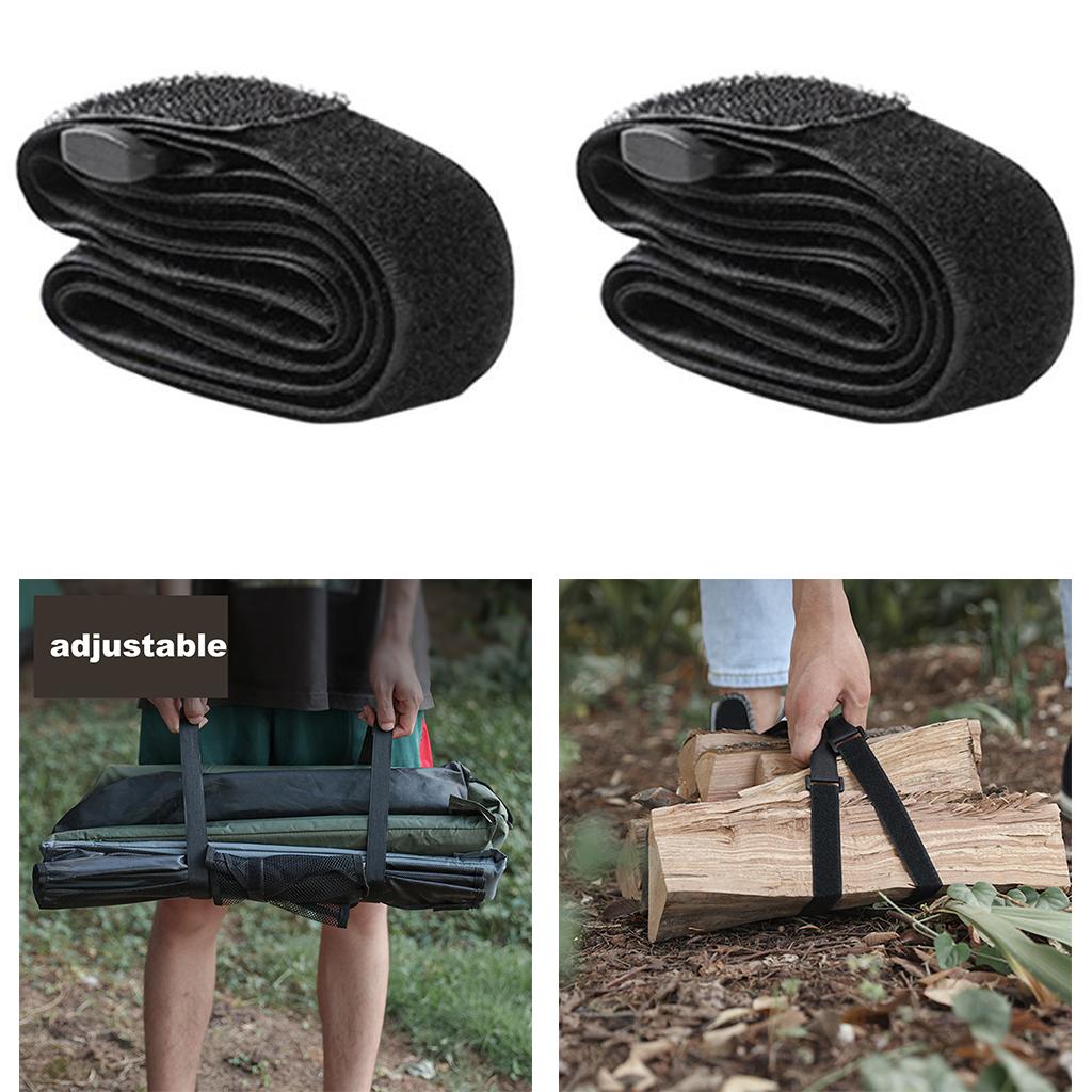 2pcs Tie Down Strap Safe Belt Cargo Surfboard Carrier Lashing Strap Black