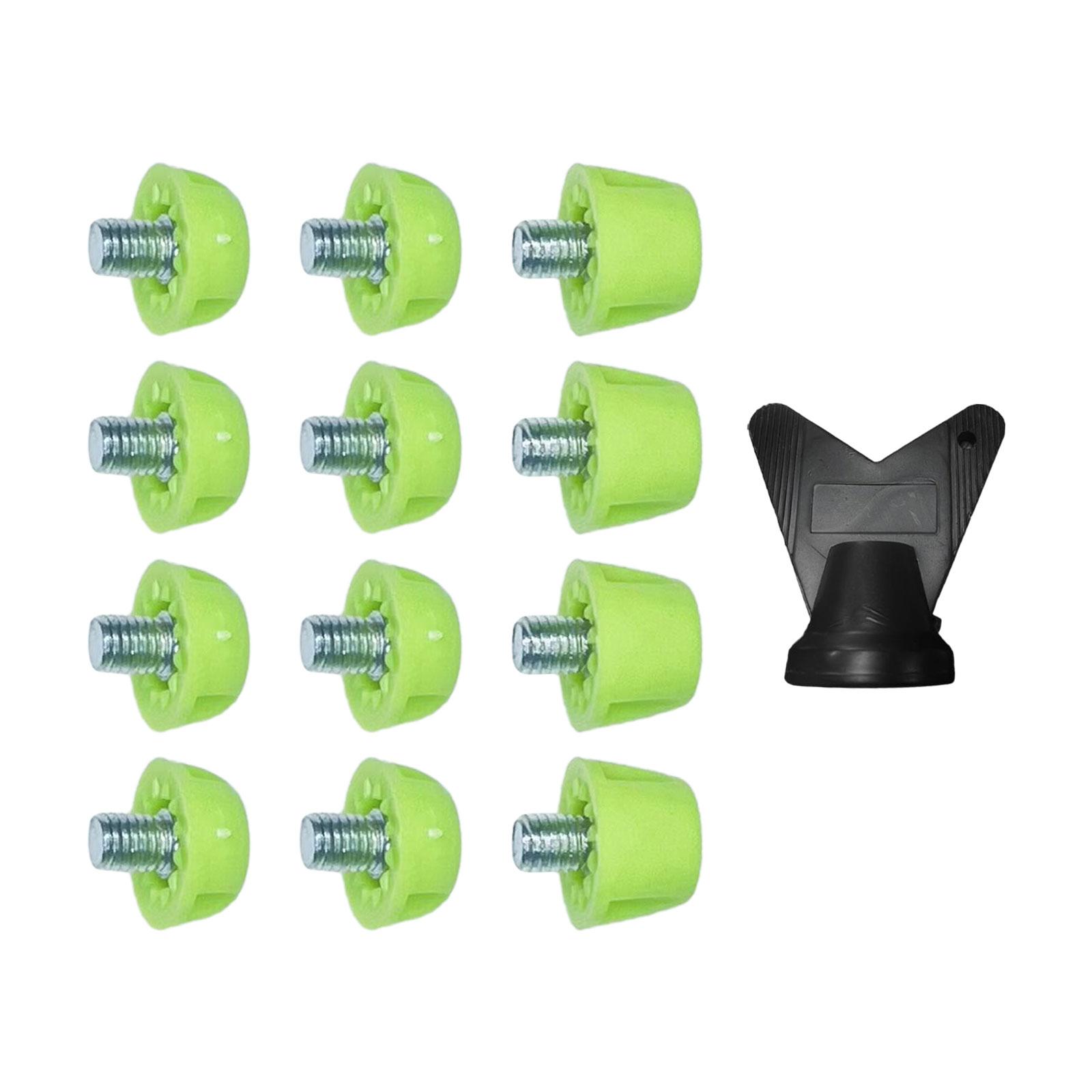 Football Boot Studs Green
