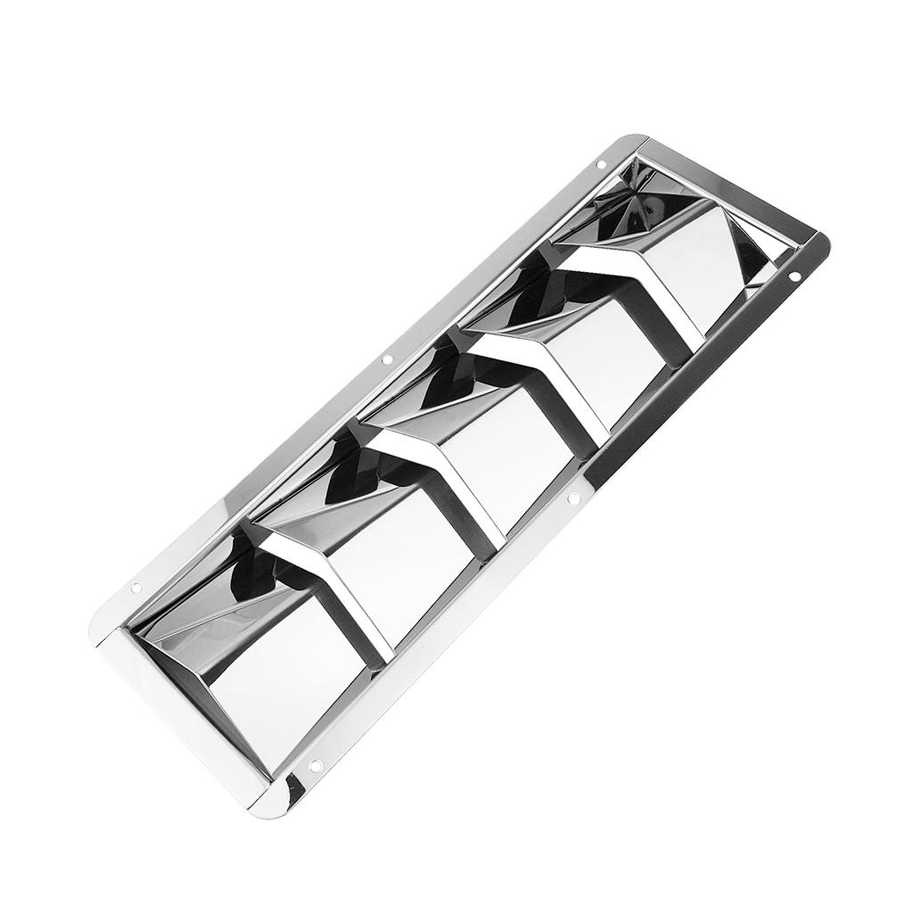 5 Slots Stainless Steel Marine Air Louver Vent Grille Ventilator Cover