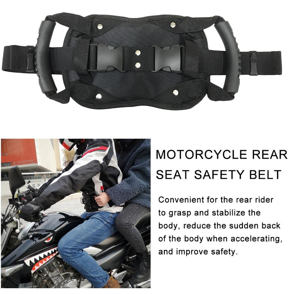 Passenger Safety Belt Handles Grips for Motorcycle Motocross ATV Scooter