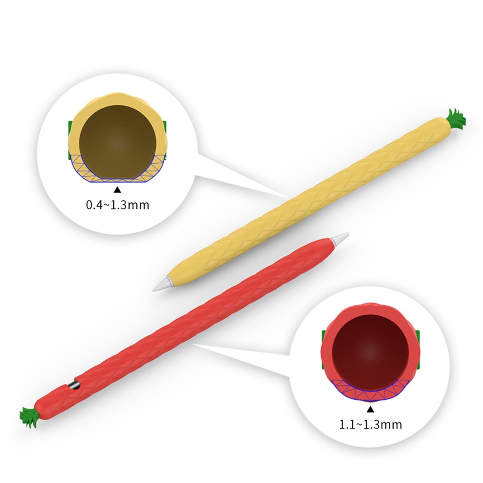 Anti-slip Silicone Sleeve Holder Protective Cover for Apple Pencil Green