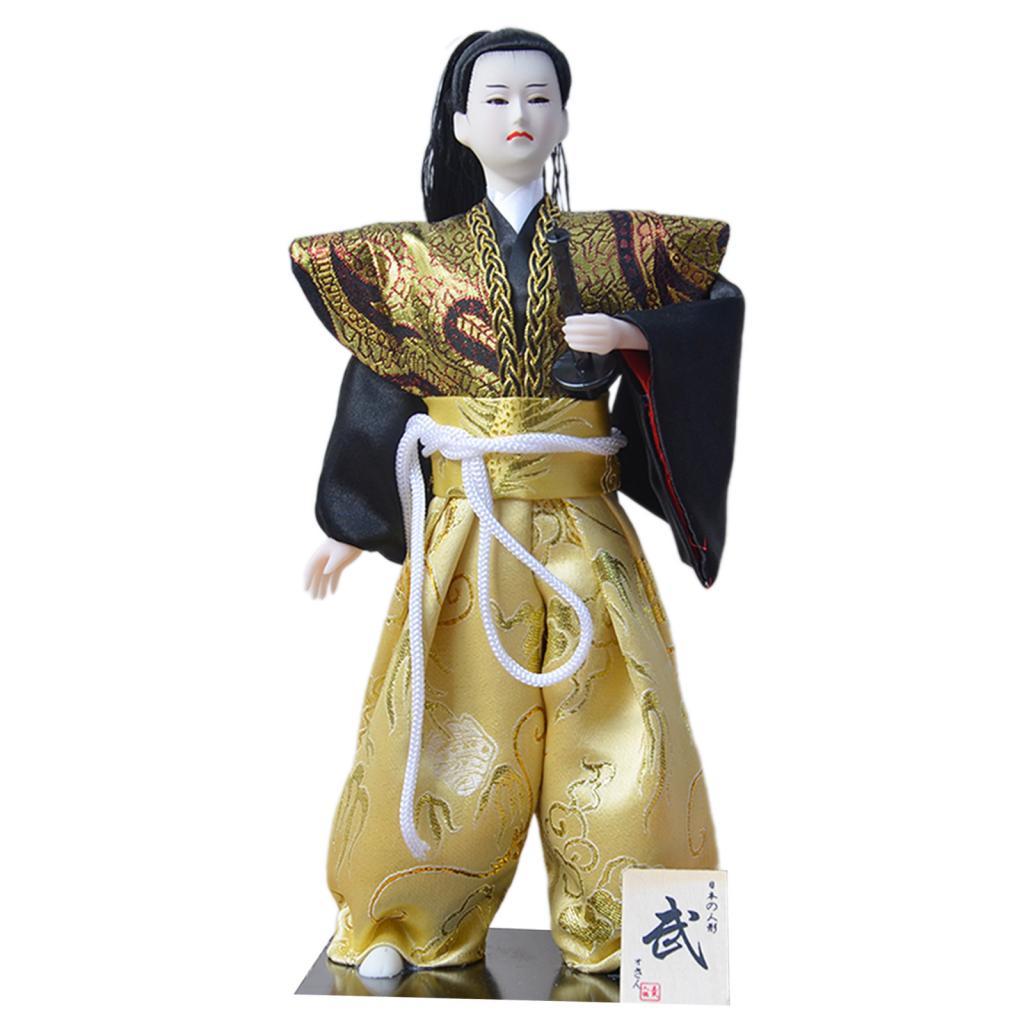 Japanese Kimono Samurai Doll 12inch