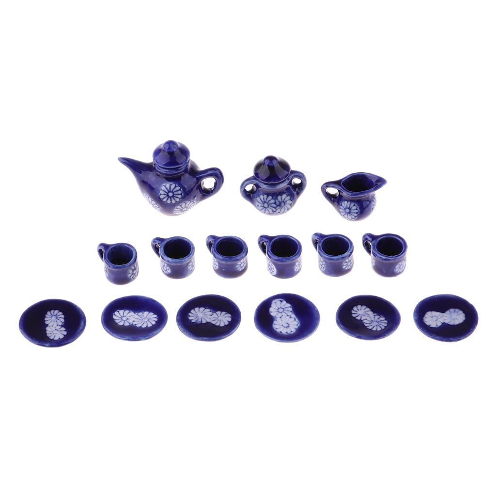 Dollhouse Porcelain Tea Set