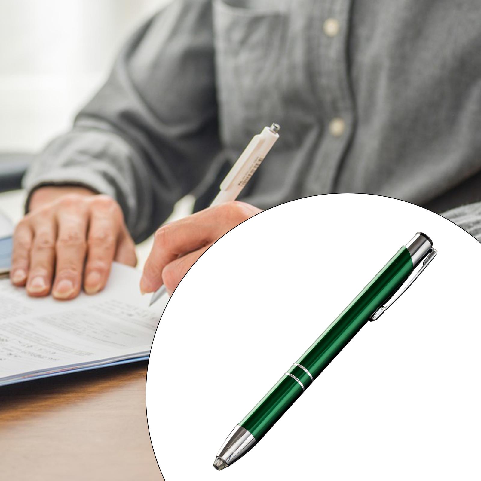 Ballpoint Pen 1.0mm Gift Smooth Writing Pen for Meeting Note Taking Business Green