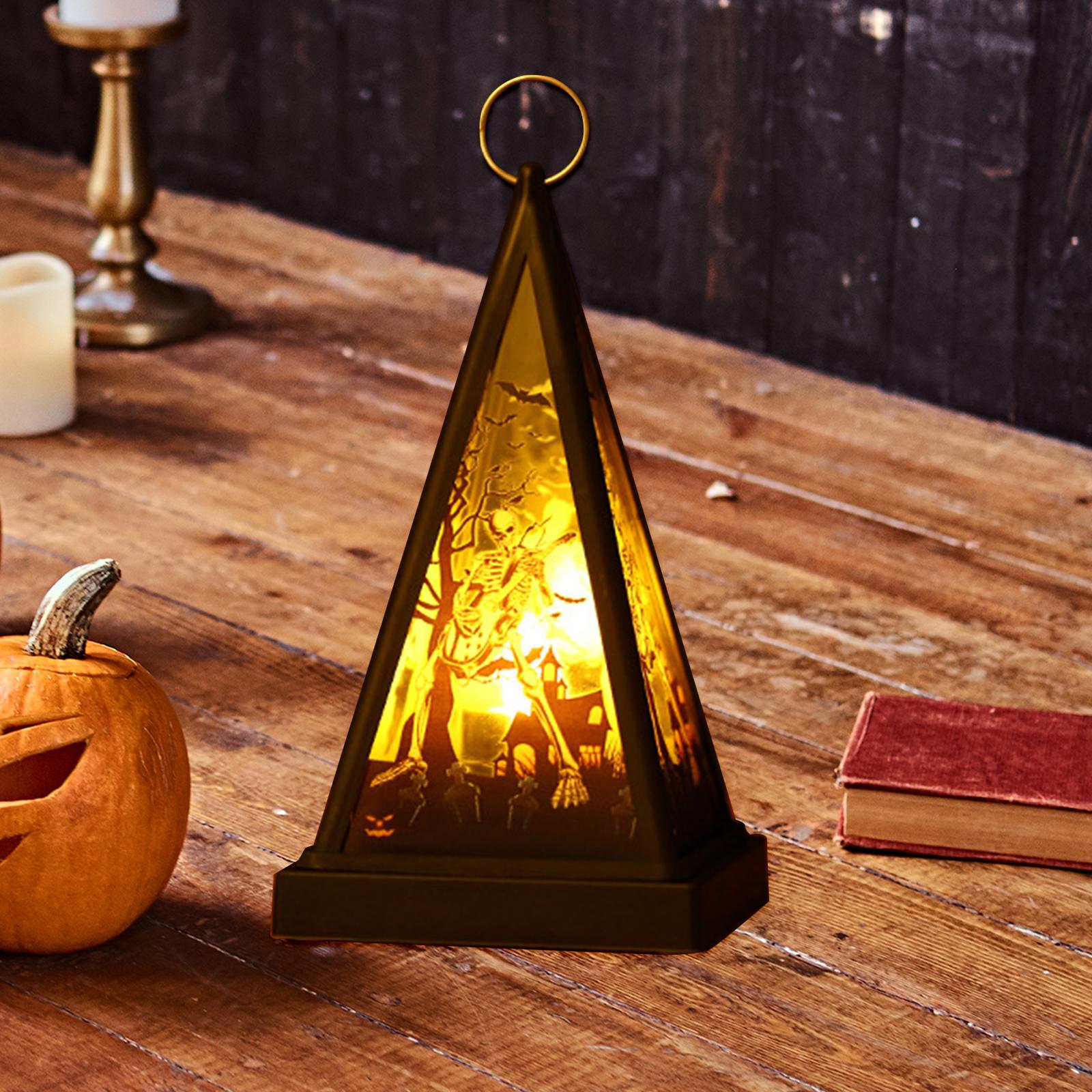 Halloween LED Lamp Pendant Decorative Gift for Bedroom Tabletop Outdoor Skull