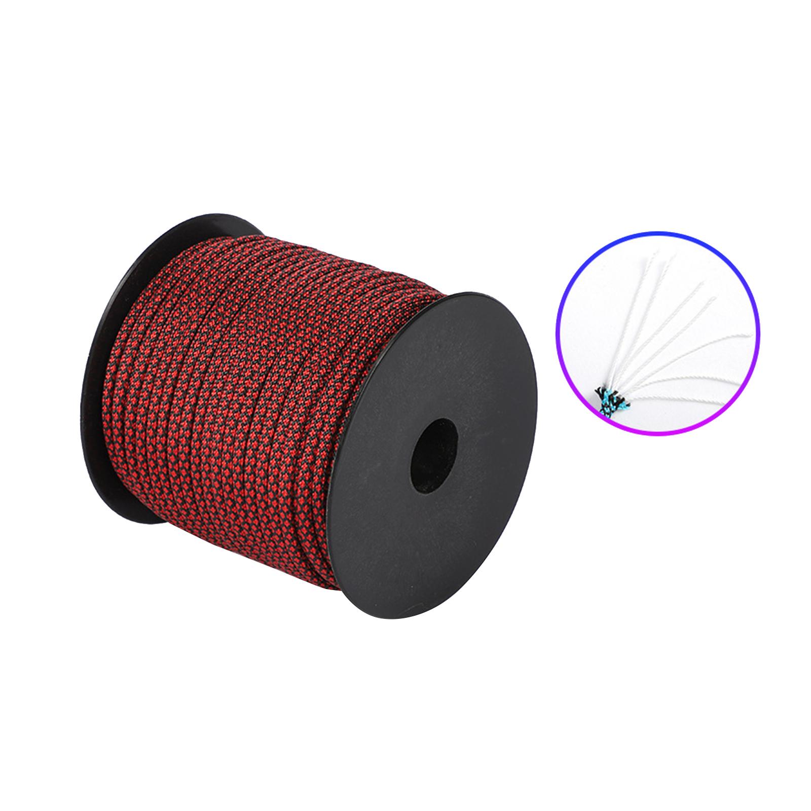 4mm Paracord Camping Rope Survival tent Accessory Camping Red 