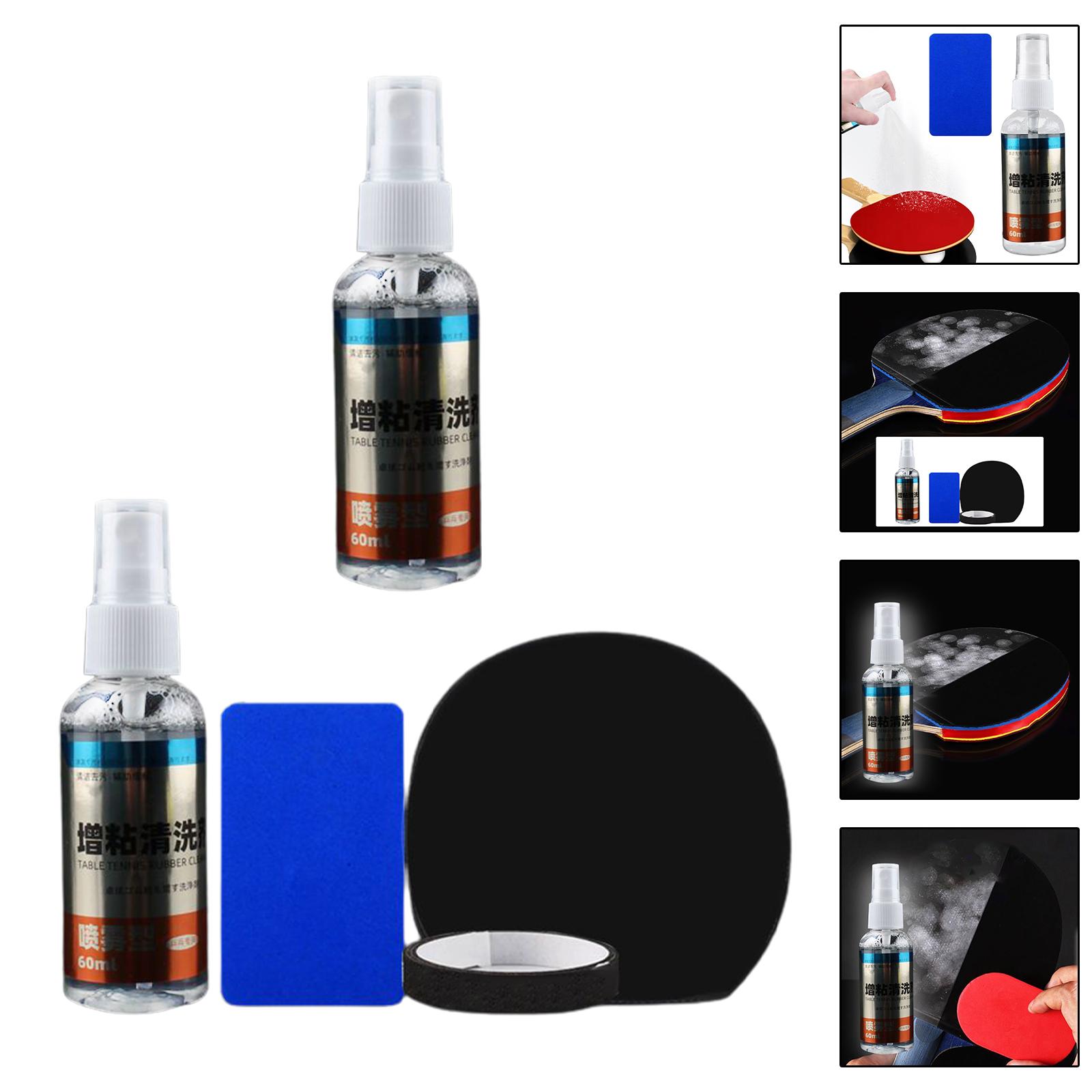 60ml Care Cleaning Agent Pingpong Paddle Cleaner Table Tennis Rubber Cleaner without accessories