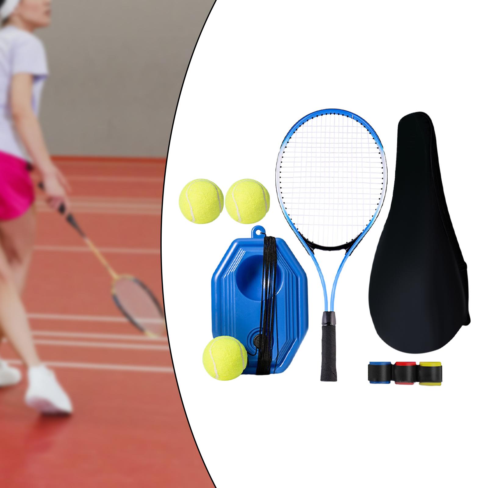 Tennis Trainer Rebound Ball Solo Training for Beginners Garden Self Practice Style F